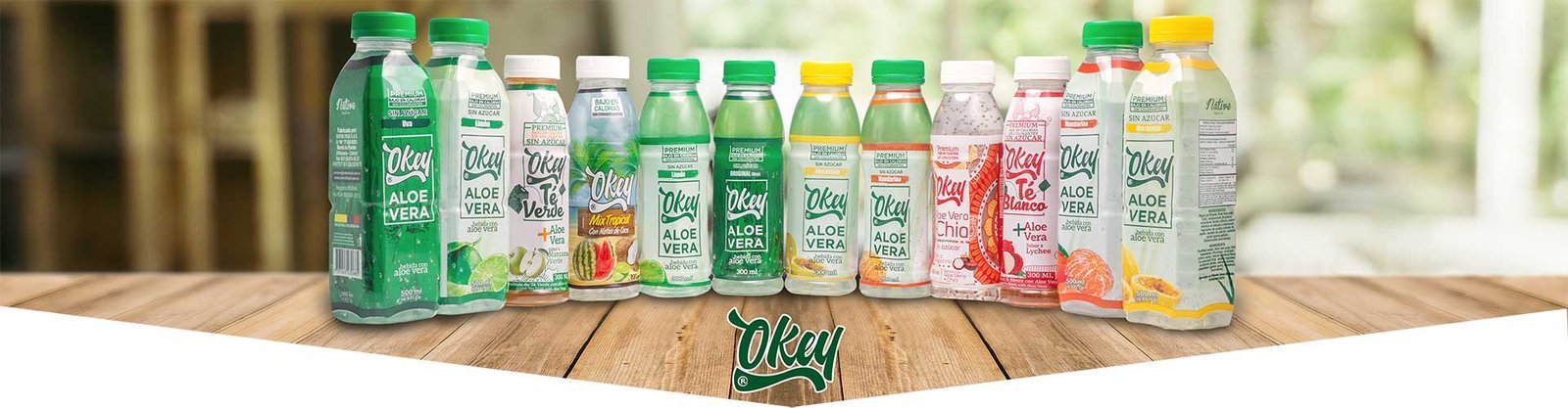 Colección de bebidas OKEY